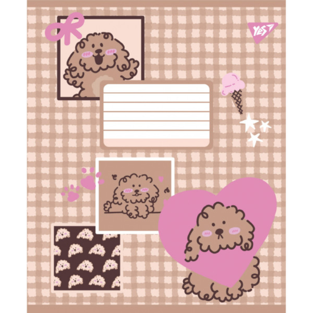 Зошит Yes Hello Puppy А5 24 аркушів лінія (767811)