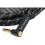 Інструментальний кабель Fender Cable Deluxe Series 15' Angled Black Tweed (228453)