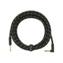 Інструментальний кабель Fender Cable Deluxe Series 15' Angled Black Tweed (228453)