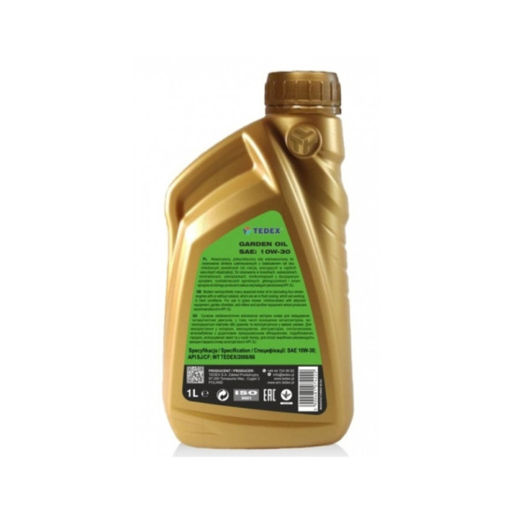 Моторна олива TEDEX GARDEN OIL SG/CD 10W30 1л