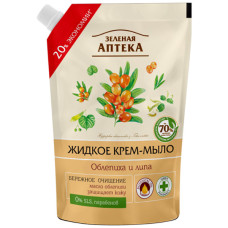 Рідке мило Green Pharmacy Обліпиха та липа дой-пак 460 мл (4823015935374)