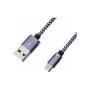 Дата кабель USB 2.0 AM to Micro 5P 1.0m 3A silver black Grand-X (FM07SB) Дата кабель USB 2.0 AM to Micro 5P 1.0m 3A silver black Grand-X (FM07SB)