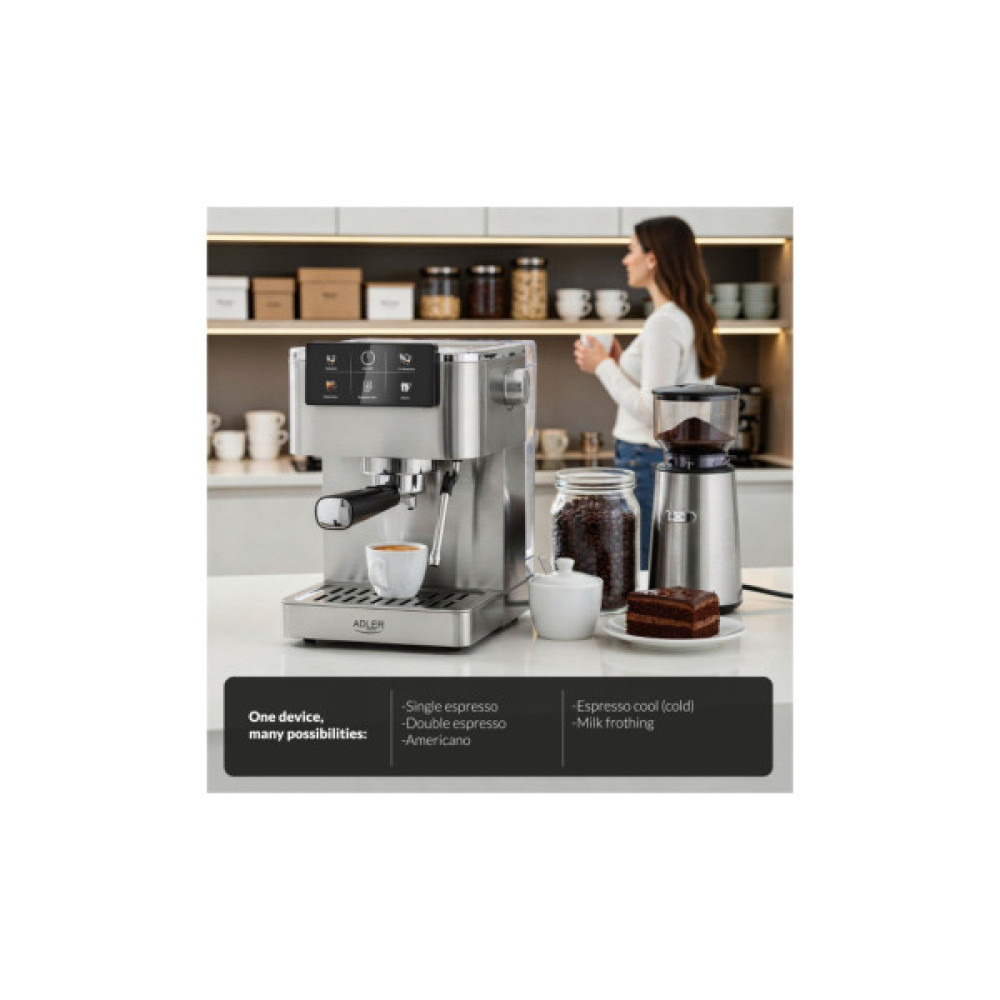 Ріжкова кавоварка еспресо Adler AD 4390