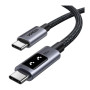 Дата кабель USB-C to USB-C 1.0m PD 100W L509 black Ugreen (35501)