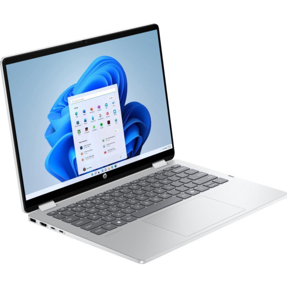 Ноутбук HP OmniBook 5 Flip x360 14" WUXGA IPS Touch, Intel 5-120U, 16GB, F512GB, UMA, DOS, сріблястий