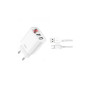 Зарядний пристрій XO L95 (2USB/2.4A) + USB - MicroUSB White (XO-L95-M) Зарядний пристрій XO L95 (2USB/2.4A) + USB - MicroUSB White (XO-L95-M)