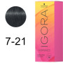 Фарба для волосся Schwarzkopf Professional Igora Vibrance 7-21 - Середньо-русявий попелястий (7702045123685) Фарба для волосся Schwarzkopf Professional Igora Vibrance 7-21 - Середньо-русявий попелястий (7702045123685)