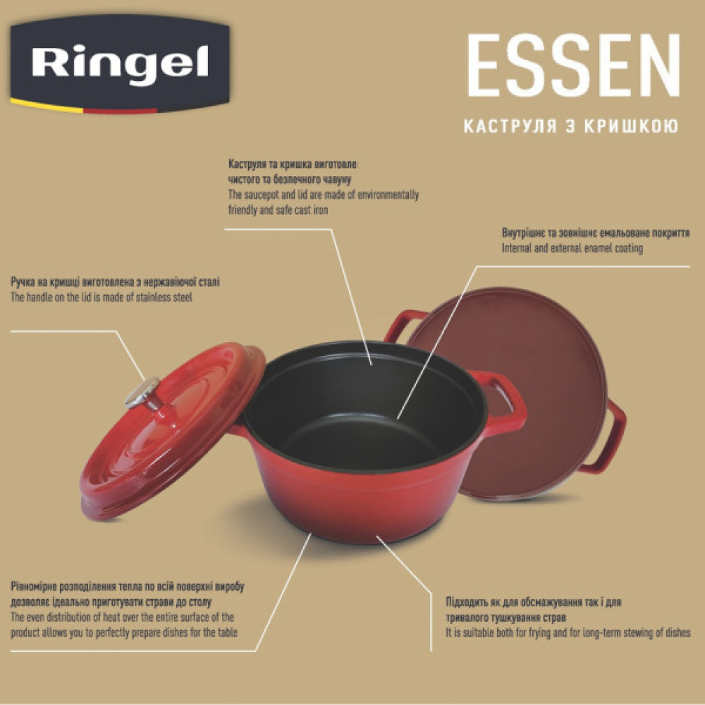 Каструля Ringel Essen 2 л (RG-2300-20)