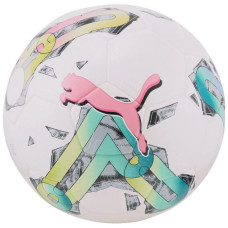 М'яч футбольний Puma Orbita 5 TB Hardground Уні 5 Білий / Рожевий / Мультиколор (4065449745024)