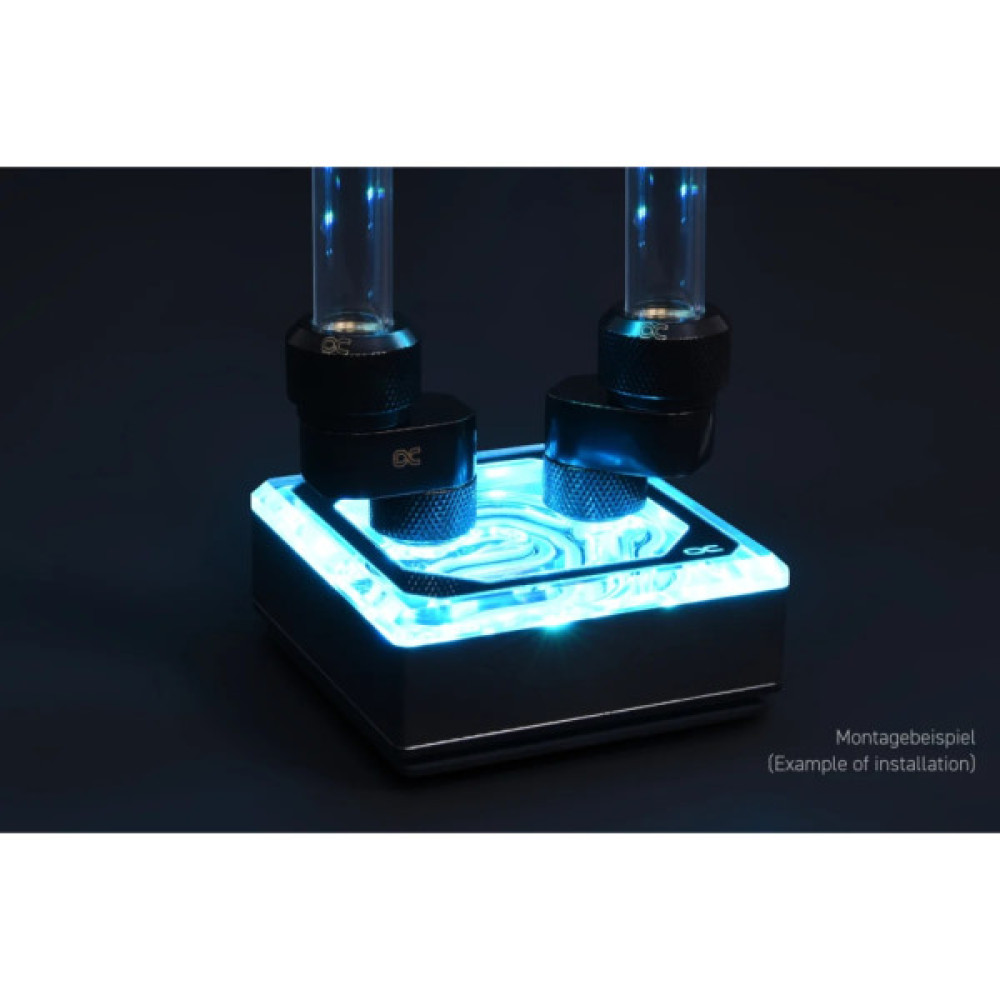 Фітинг для СРО Alphacool Eiszapfen 8mm off set fitting rotatable - black (17604)