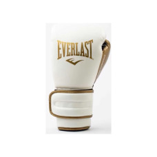Боксерські рукавички Everlast PowerLock Boxing Training Gloves P00003048 білий, золотий 10 унцій (009283620103)