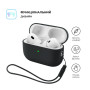 Чохол для навушників Armorstandart Silicone Case with straps For Apple AirPods Pro 3 Black (ARM91276)