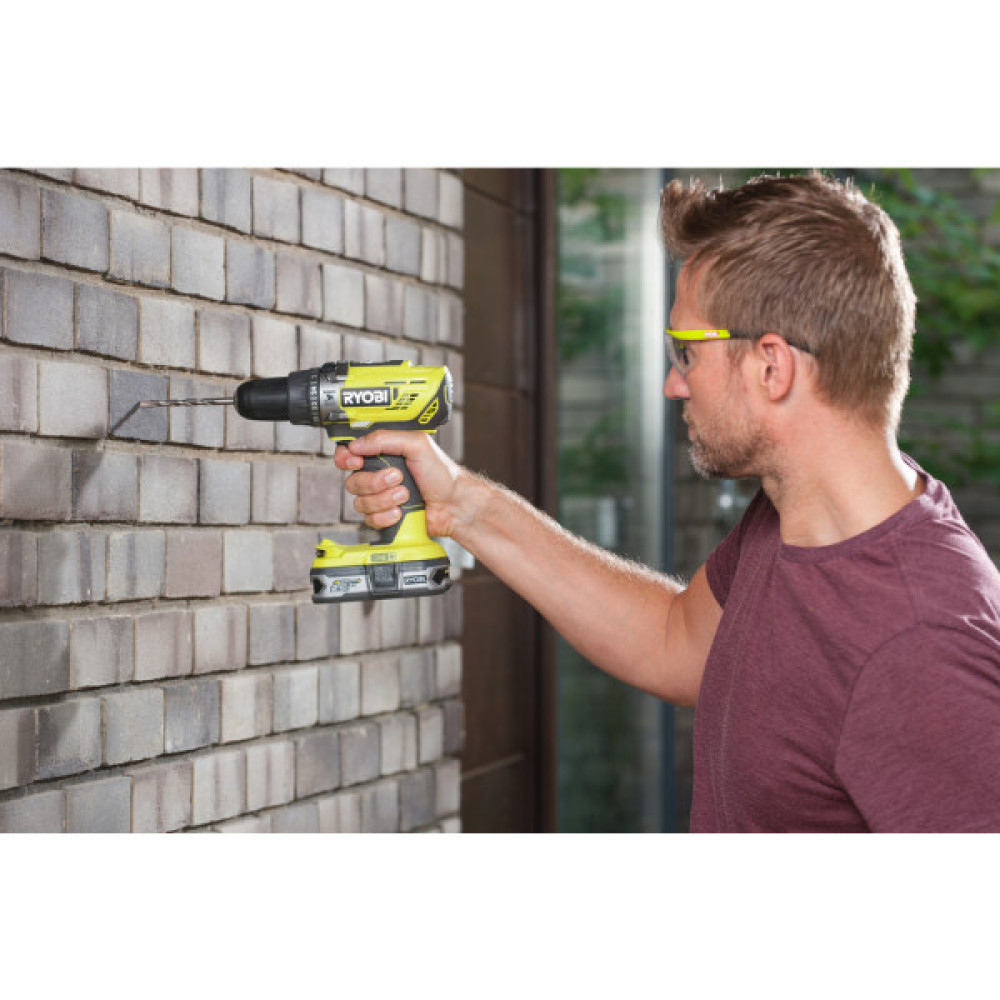 Шурупокрут-дриль ударний акумуляторний Ryobi ONE+ R18PD3-0 18В 50Нм 500·1800об·хв 1.3кг без АКБ та ЗП