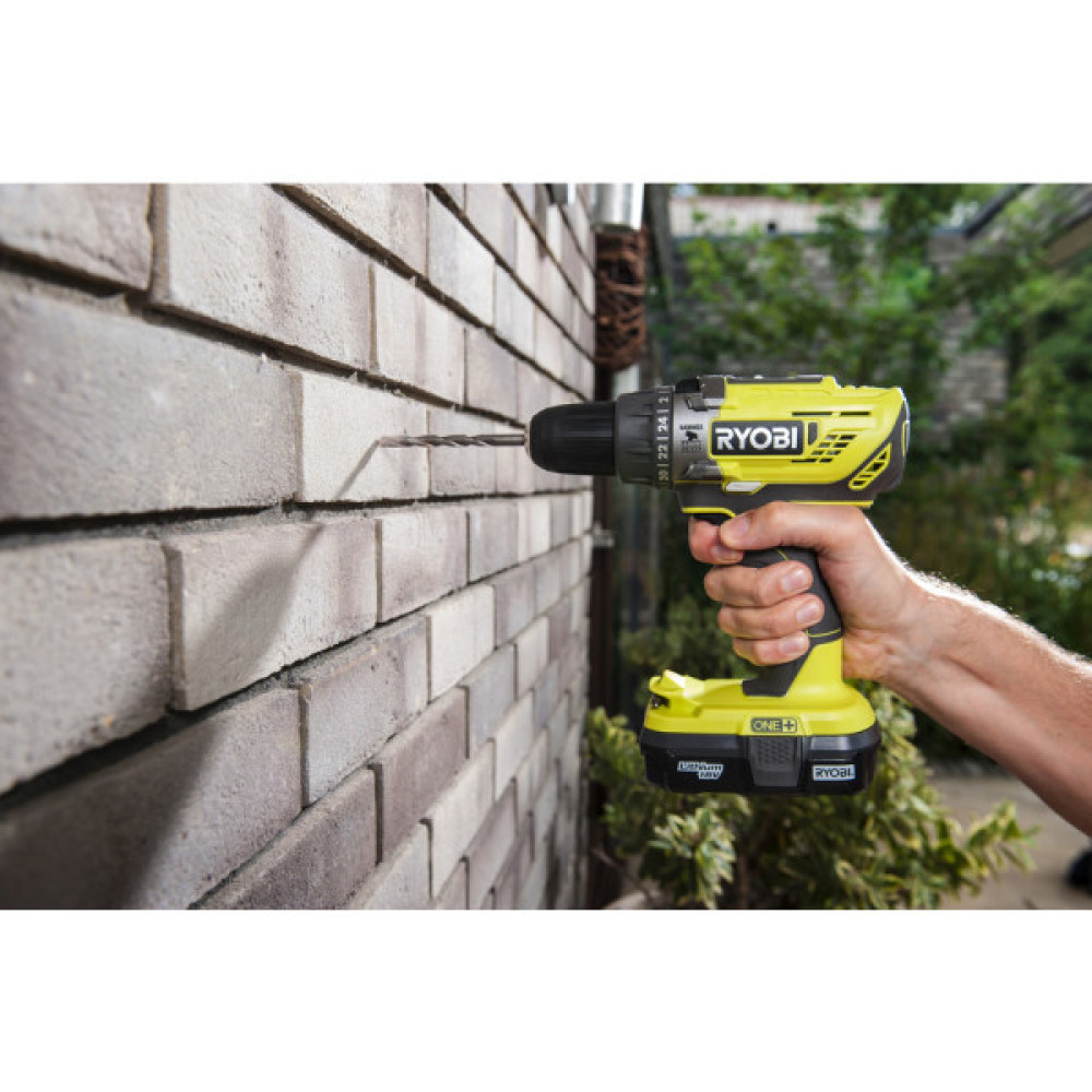 Шурупокрут-дриль ударний акумуляторний Ryobi ONE+ R18PD3-0 18В 50Нм 500·1800об·хв 1.3кг без АКБ та ЗП