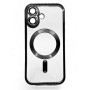 Чохол до мобільного телефона BeCover TPU Chrome Case (MagSafe) для Apple iPhone 16 Plus Black (712075) Чохол до мобільного телефона BeCover TPU Chrome Case (MagSafe) для Apple iPhone 16 Plus Black (712075)