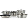Набір посуду Gorenje Chef's Collection 8 предметів, нержавіюча сталь (CWSA08HC) Набір посуду Gorenje Chef's Collection 8 предметів, нержавіюча сталь (CWSA08HC)