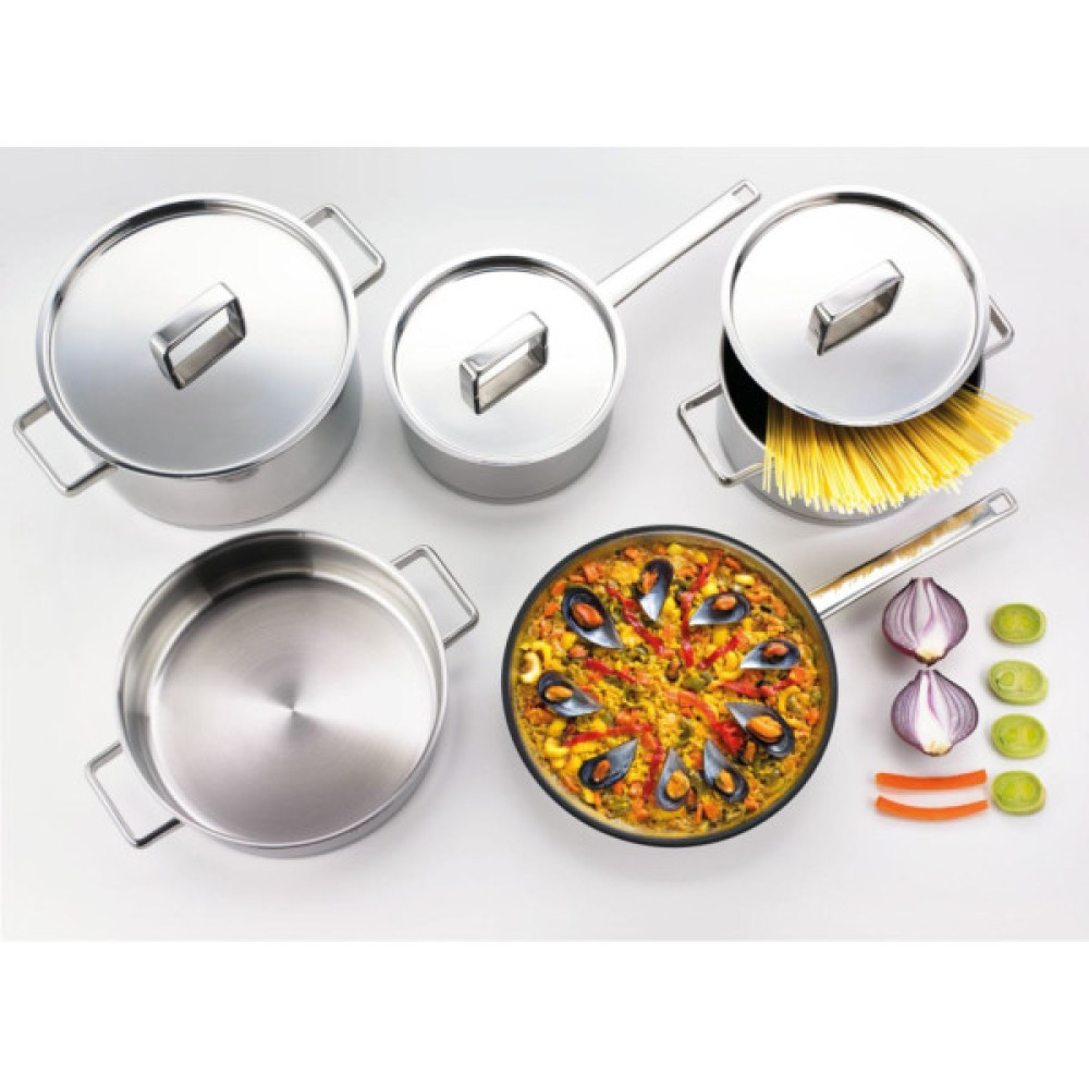 Набір посуду Gorenje Chef's Collection 8 предметів, нержавіюча сталь (CWSA08HC)