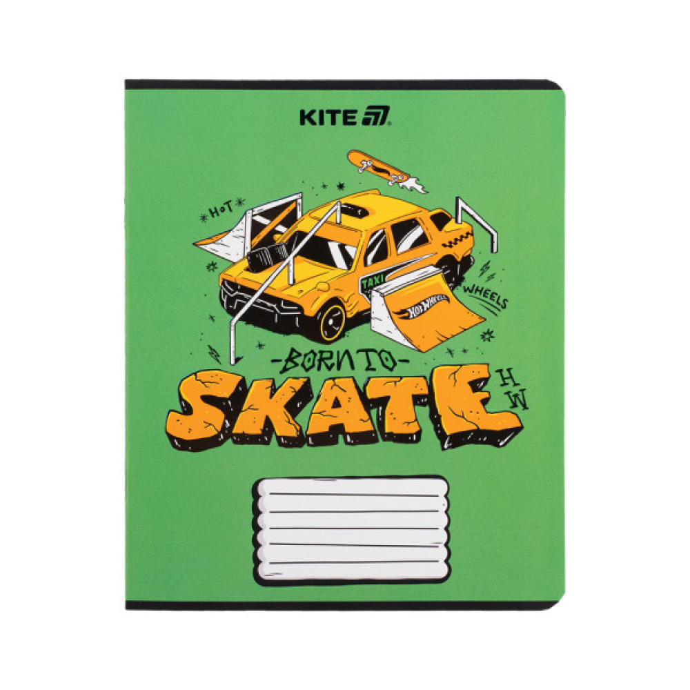 Зошит Kite Hot Wheels, 18 аркушів, клітинка (HW25-236)