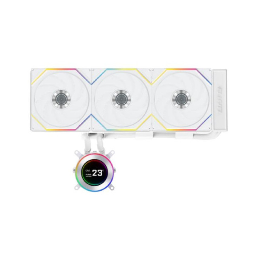 Система рідинного охолодження Lian Li HydroShift II LCD-C 360TL, White (G89.GHS2LCD36TW.00) Система рідинного охолодження Lian Li HydroShift II LCD-C 360TL, White (G89.GHS2LCD36TW.00)