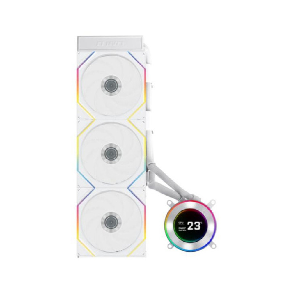 Система рідинного охолодження Lian Li HydroShift II LCD-C 360TL, White (G89.GHS2LCD36TW.00) Система рідинного охолодження Lian Li HydroShift II LCD-C 360TL, White (G89.GHS2LCD36TW.00)