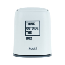 Кошик для паперів Axent Настільний контейнер для сміття, прямокутний, білий (2133-21-A)