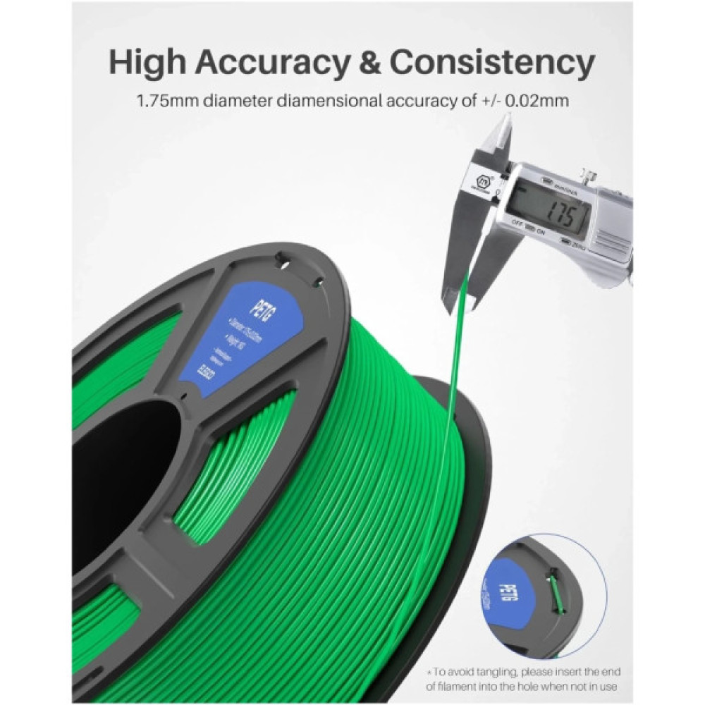 Пластик для 3D-принтера ELEGOO PETG 1кг, 1.75мм, beige (50.203.0395)