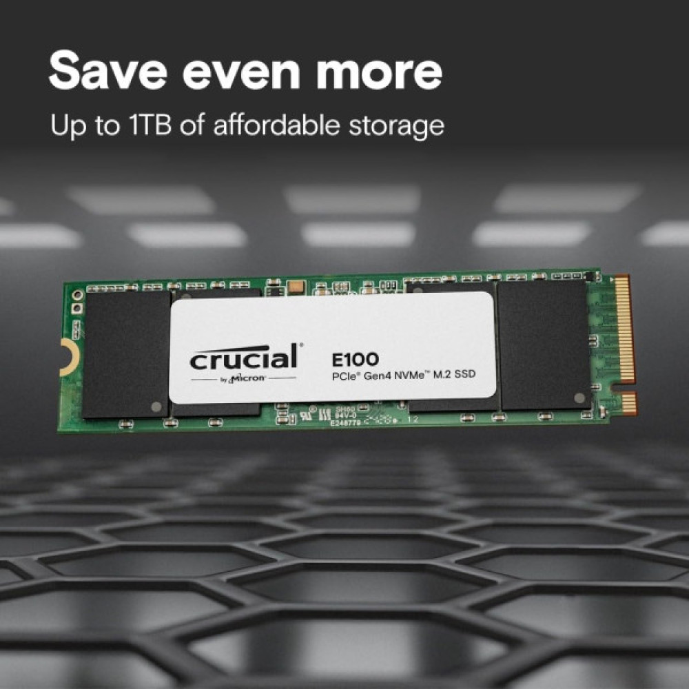 Накопичувач SSD Crucial M.2 1TB PCIe 4.0 E100