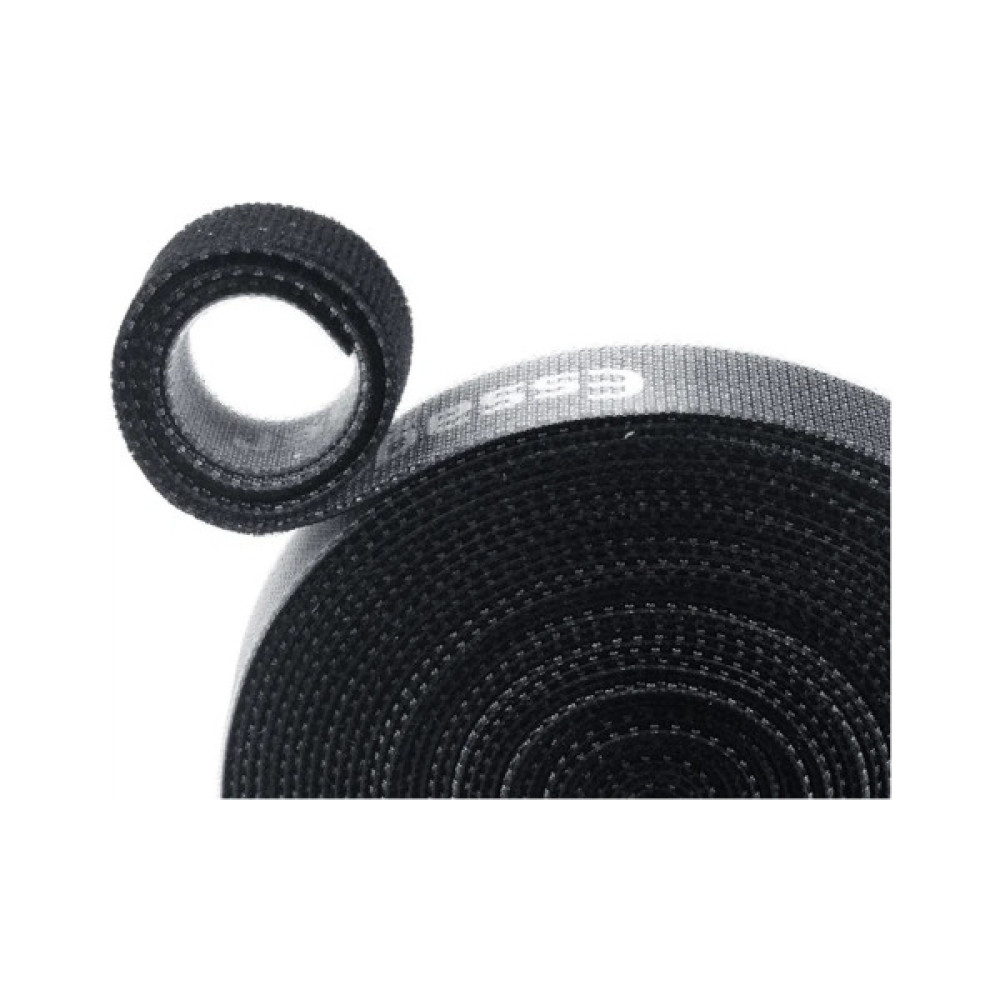 Набір для кріплення стрічка-липучка Cable Organizer 1m Black Essager (EXD-LX01)