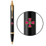 Ручка кулькова Parker IM 17 ARMY Black GT BP Емблема ЗСУ кольоровий (22032_W0010u)