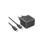 Зарядний пристрій HOCO CS14A USB-C PD20W + USB QC3.0 + cable USB-C to USB-C black (6942007603911) Зарядний пристрій HOCO CS14A USB-C PD20W + USB QC3.0 + cable USB-C to USB-C black (6942007603911)