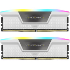 Модуль пам'яті для комп'ютера DDR5 32GB (2x16GB) 6000 MHz Vengeance RGB White Corsair (CMH32GX5M2B6000Z30W)