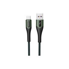Дата кабель USB 2.0 AM to USB-C 1.0m 3A braided dark green SkyDolphin (USB-000582) Дата кабель USB 2.0 AM to USB-C 1.0m 3A braided dark green SkyDolphin (USB-000582)