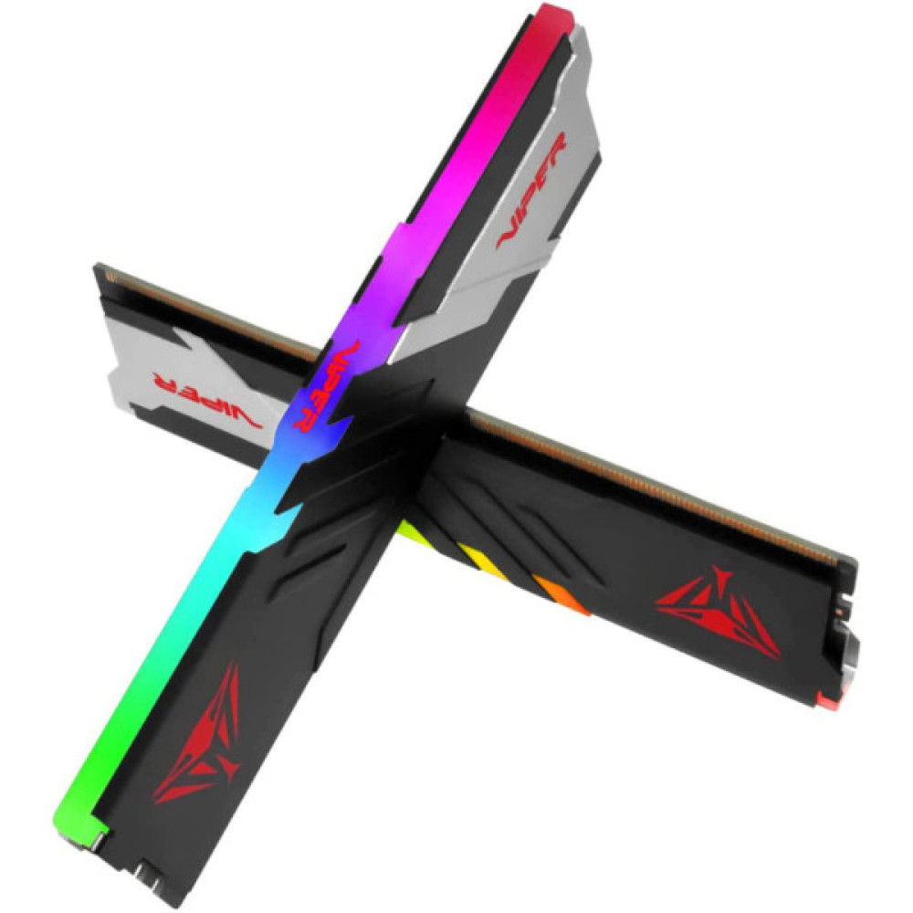 Модуль пам'яті для комп'ютера DDR5 64GB (2x32GB) 6000 MHz Viper Venom RGB Patriot (PVVR564G600C36K)