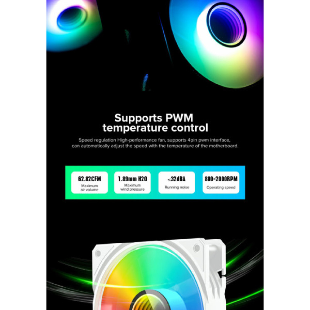 Система рідинного охолодження Gamemax Iceburg 120 WH