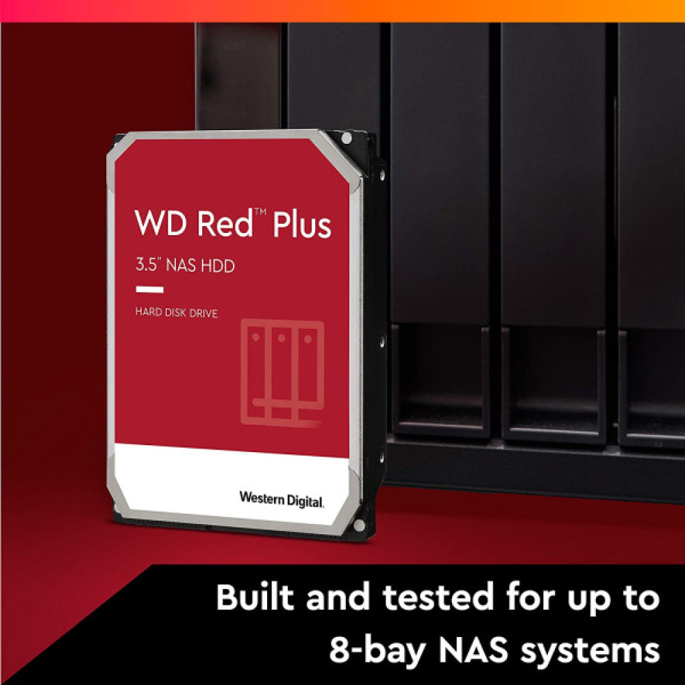 Жорсткий диск WD  6TB 3.5" 5400 256MB SATA Red Plus NAS