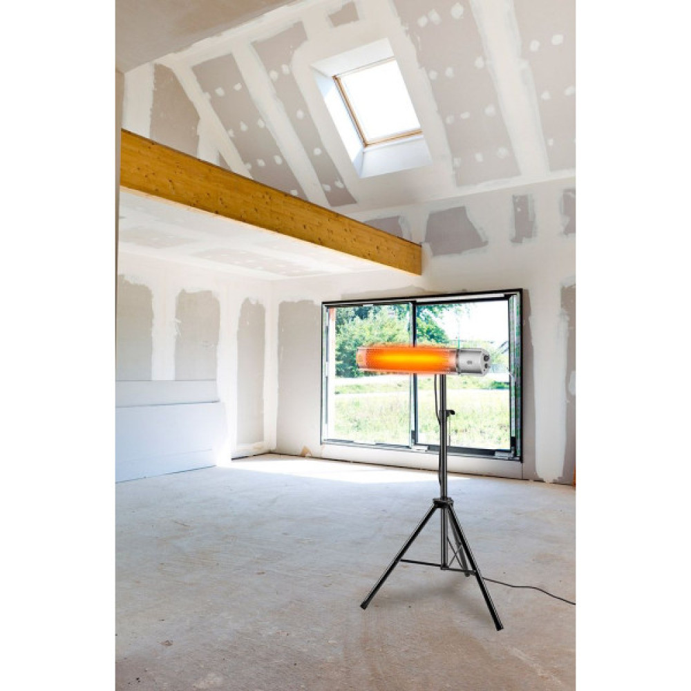 Обігрівач інфрачервоний Neo Tools, 2000Вт, 18м кв, 62.2х10.5х7.2см, пульт, IP65