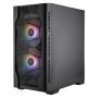 Корпус для ПК 1stPlayer D4-M-BK-2F1P-1F1