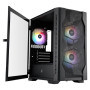 Корпус для ПК 1stPlayer D4-M-BK-2F1P-1F1