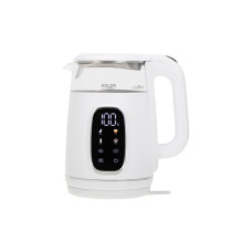 Електрочайник Adler AD 1305 white silver