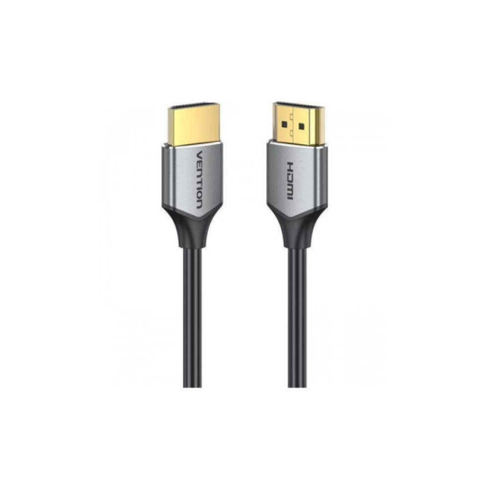 Кабель мультимедійний HDMI M to HDMI M 1.0m V2.0 4K60Hz PVC gray Vention (ALEHF)