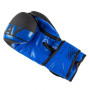 Боксерські рукавички PowerPlay 3086 Matt Challenger Чорно-Сині 14 унцій (PP_3086_14oz_Bl/Navy)
