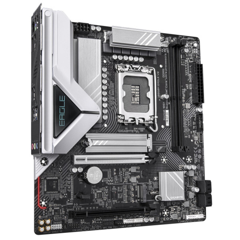 Материнська плата GIGABYTE B860M EAGLE V2 s1851 B860 2xDDR5 M.2 HDMI DP mATX