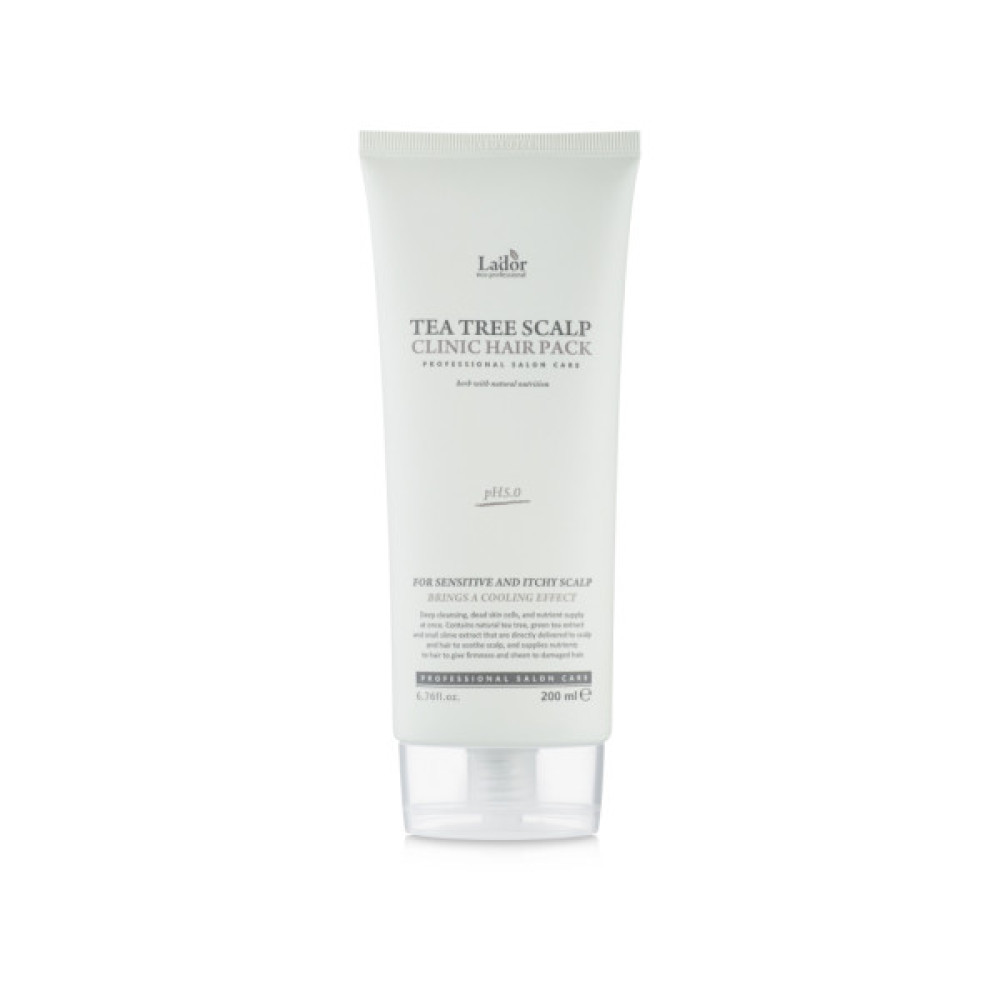 Маска для волосся La'dor Tea Tree Scalp Clinic Hair Pack З екстрактом чайного дерева Для шкіри голови 200 мл (8809500810681)