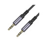 Кабель мультимедійний 3.5mm M to 3.5mm M grey BOROFONE (6941991118968)