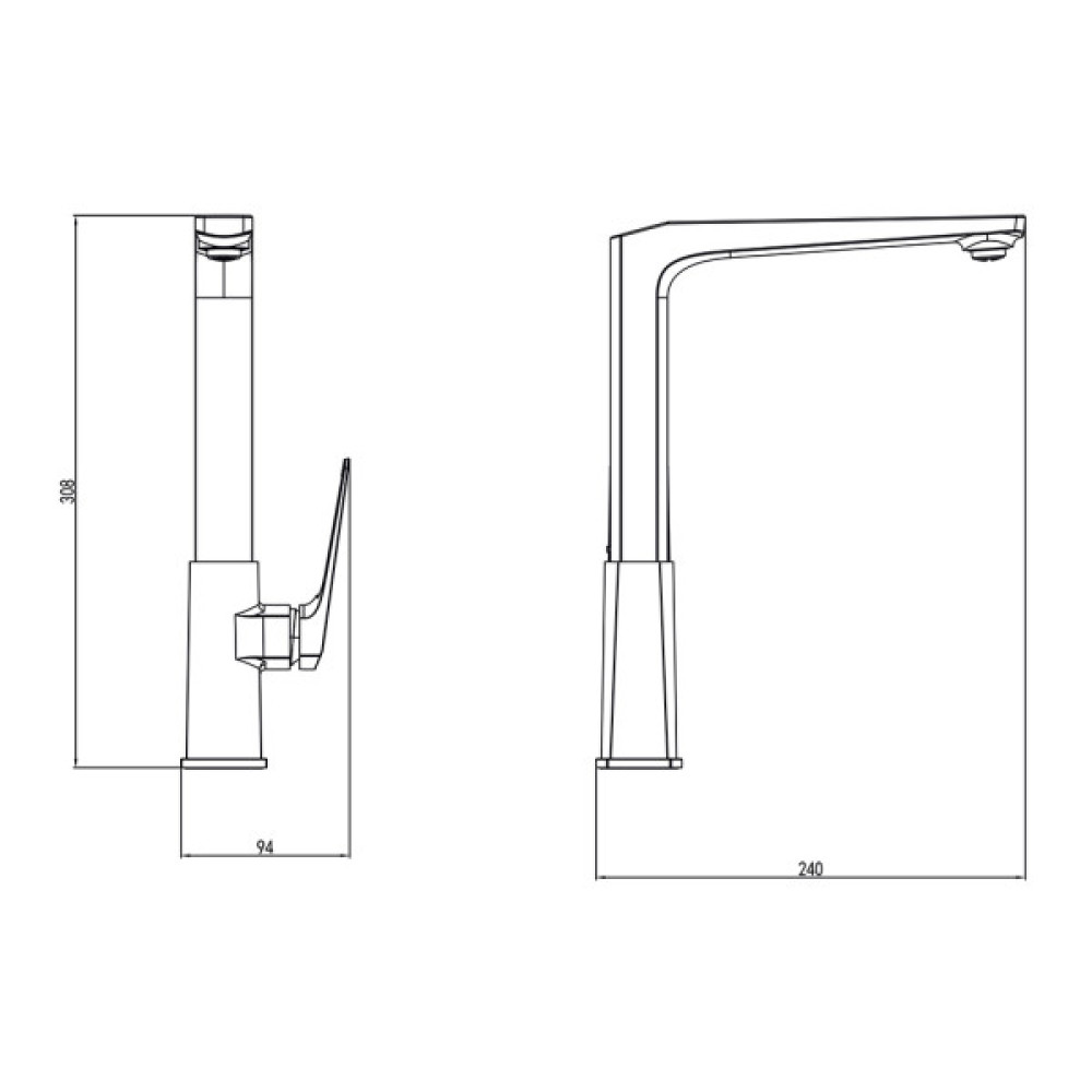Змішувач Corso BOLSENA CB-4B237C (9614100)