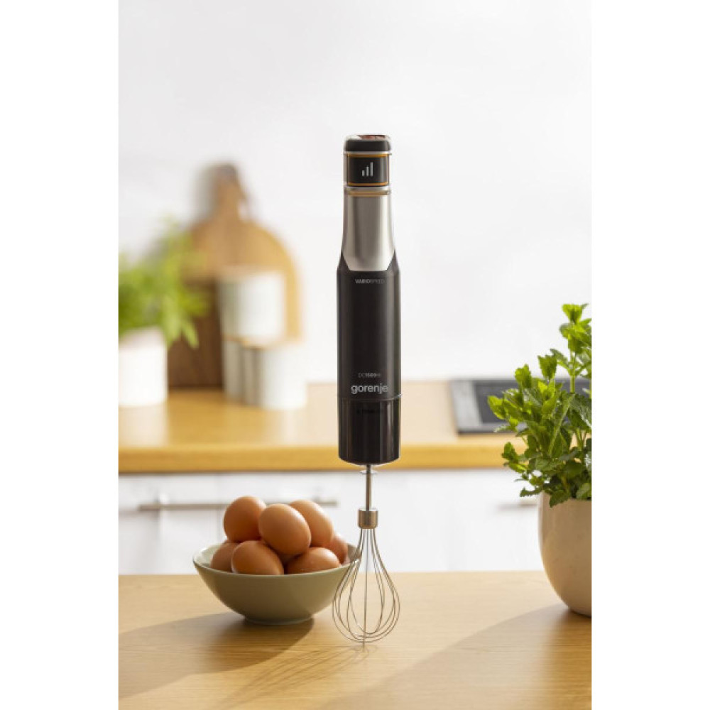 Блендер Gorenje заглибний 1500Вт, 4в1, чаша-800мл, подрібнювач, чорний