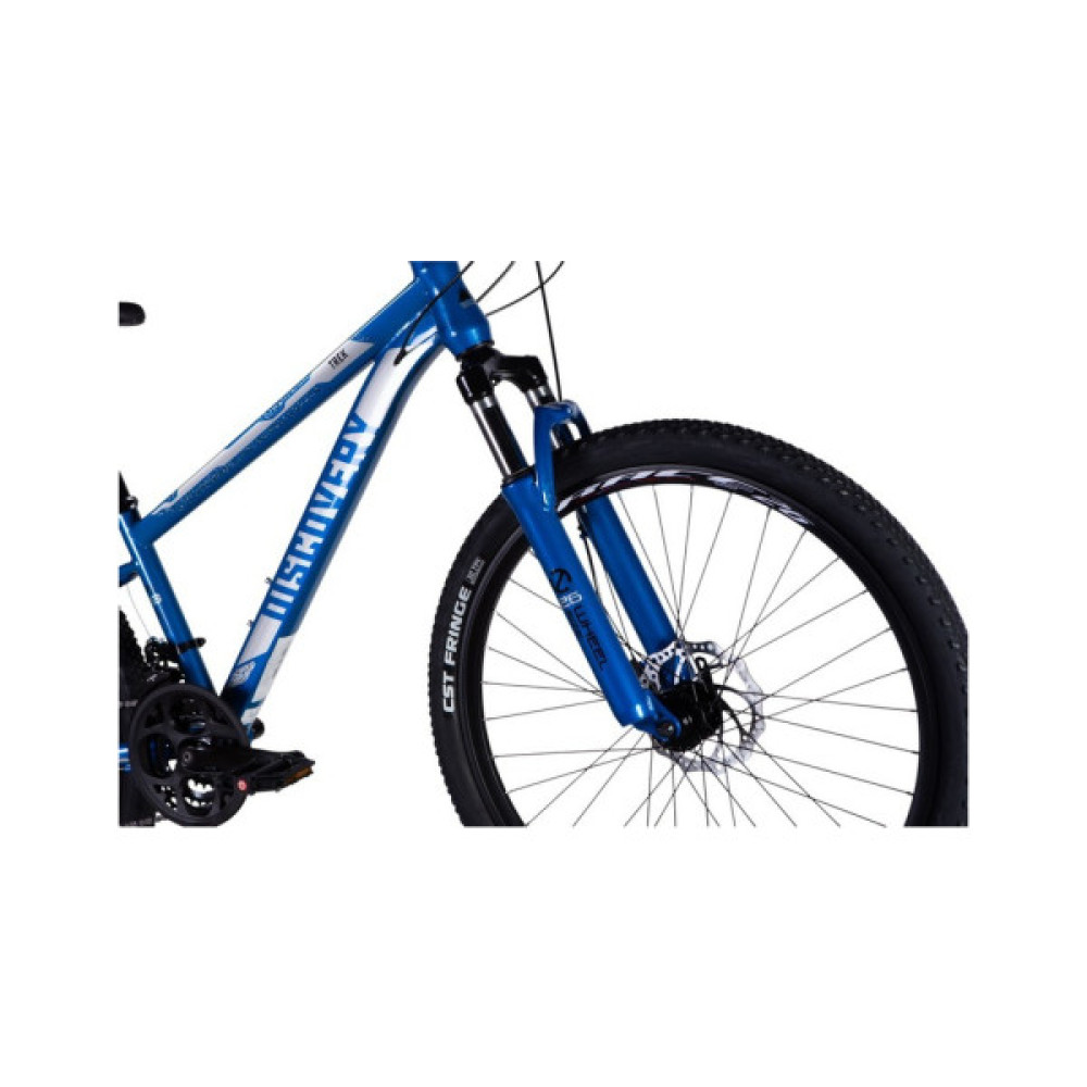 Велосипед Discovery 26" TREK DD рама-13" ST 2025 синьо-сріблястий (OPS-SP-26-050)