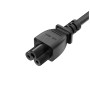 Кабель живлення C5 1.0m black ColorWay (CW-CBP084-BK) Кабель живлення C5 1.0m black ColorWay (CW-CBP084-BK)