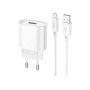 Зарядний пристрій HOCO C109A Fighter USB QC3.0 + cable Micro 5P White (6931474784827) Зарядний пристрій HOCO C109A Fighter USB QC3.0 + cable Micro 5P White (6931474784827)