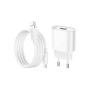 Зарядний пристрій HOCO C109A Fighter USB QC3.0 + cable Micro 5P White (6931474784827) Зарядний пристрій HOCO C109A Fighter USB QC3.0 + cable Micro 5P White (6931474784827)